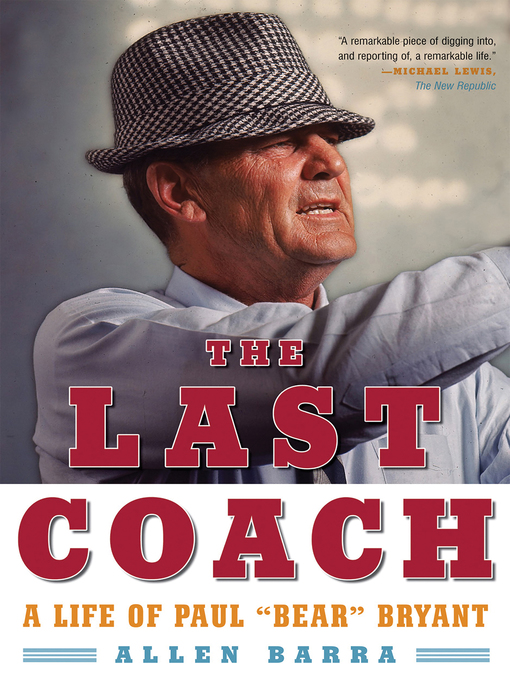 Title details for The Last Coach by Allen Barra - Wait list